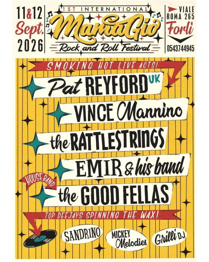1st International MamaGio Rock and Roll Festival 2026 poster
