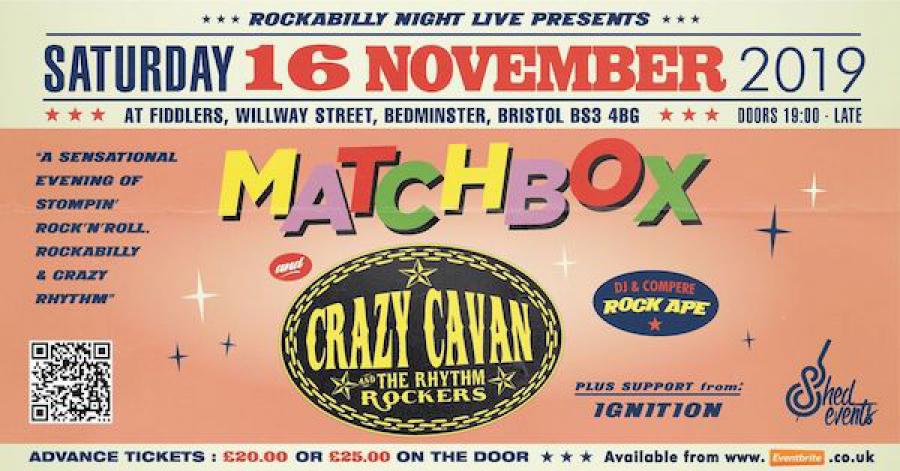 Matchbox and Crazy Cavan & the Rhythm Rockers poster