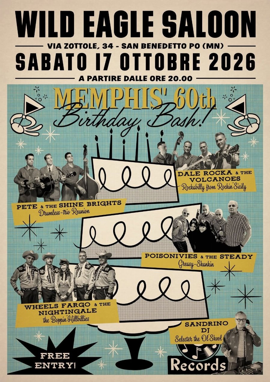 Memphis' 60th Birthday Bash poster
