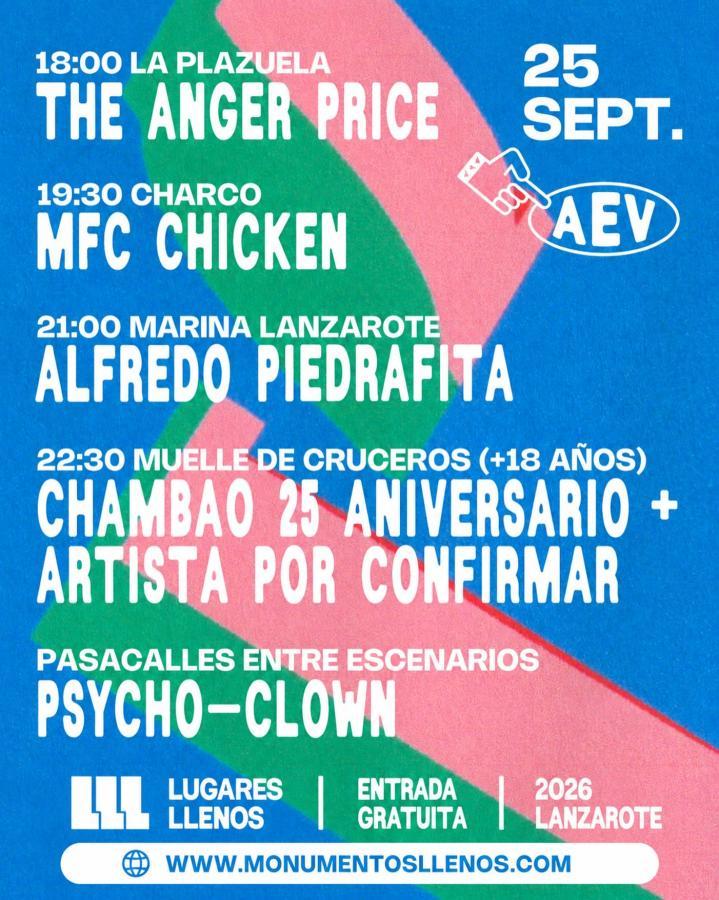 MFC Chicken at Arrecife en Vivo 2026 poster