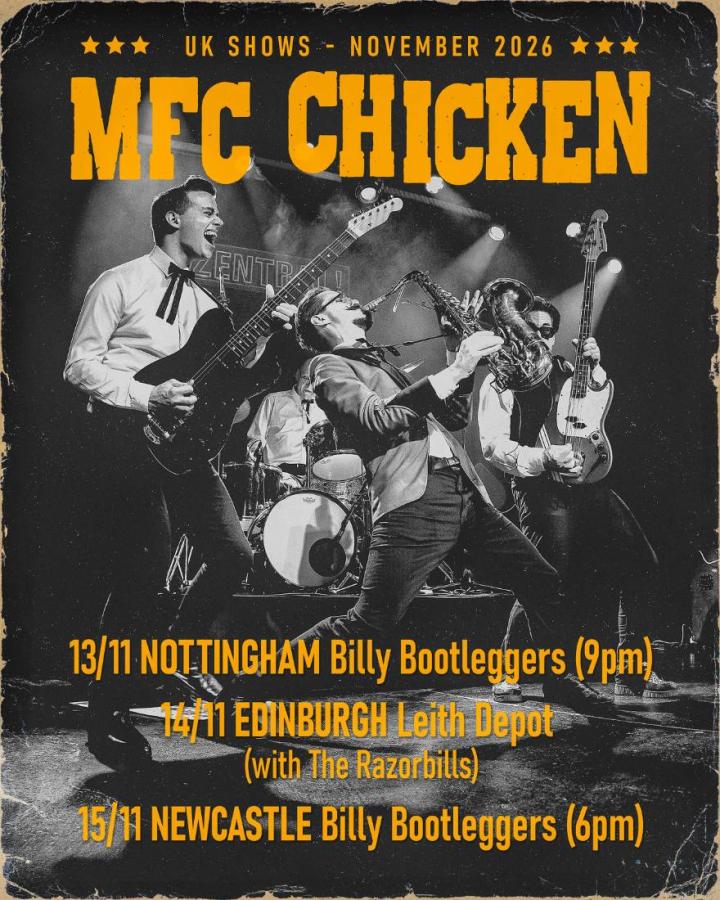 MFC Chicken + The Razorbills at Leith Depot poster