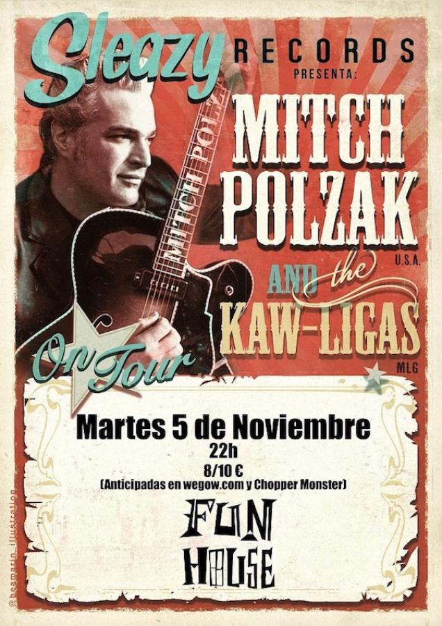 Mitch Polzak and the Kaw-Ligas poster