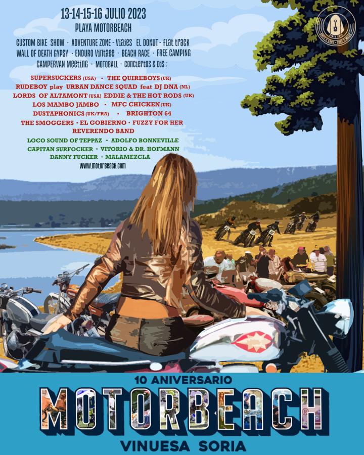 Motorbeach 2023 poster