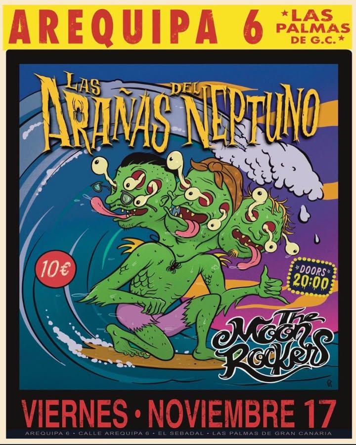 The Moon Rockers & Las Arañas del Neptuno at Arequipa 6 poster