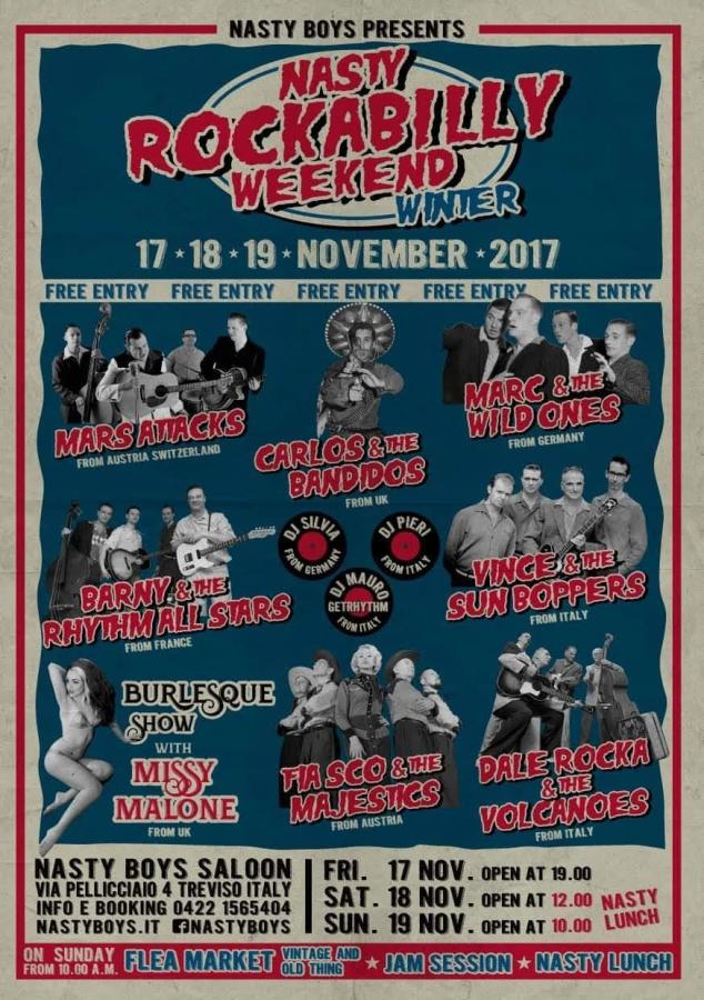 Nasty Rockabilly Weekend #13 - Winter Edition poster
