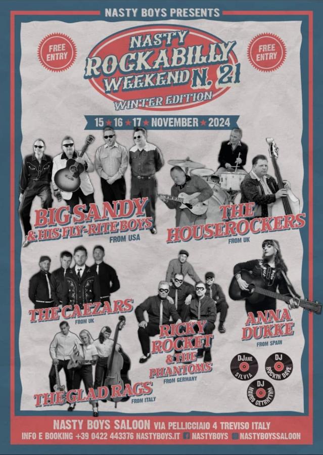 Nasty Rockabilly Weekend #21 - Winter Edition poster