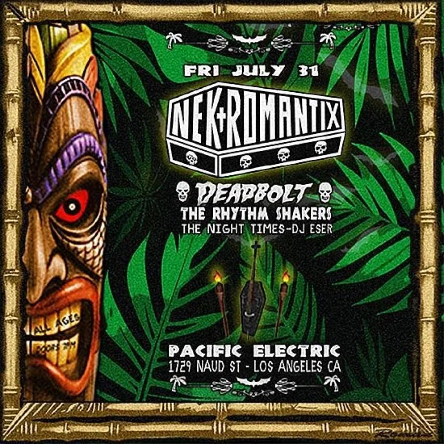 Nekromantix / Deadbolt / Rhythm Shakers poster