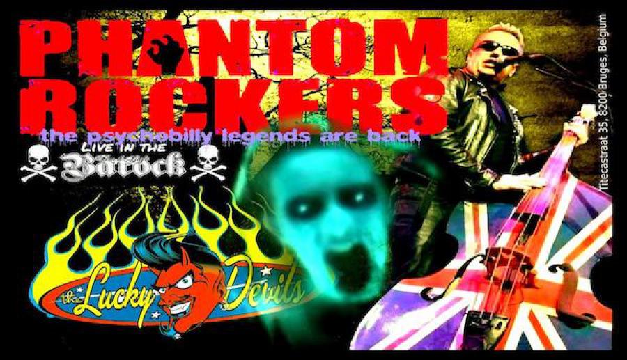 Phantom Rockers + The Lucky Devils poster