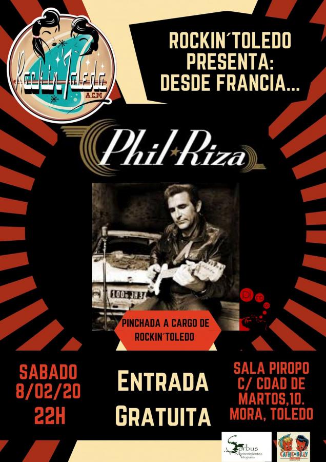 Phil Riza en Mora, Toledo poster