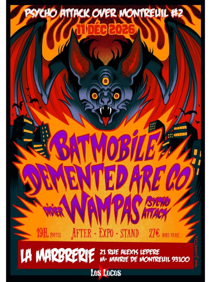 Psycho Attack Over Montreuil #2 poster