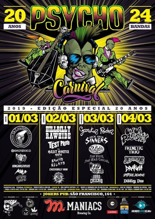 Psycho Carnival 2019 poster