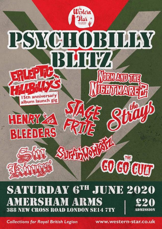 Psychobilly Blitz Western Star All-dayer! poster