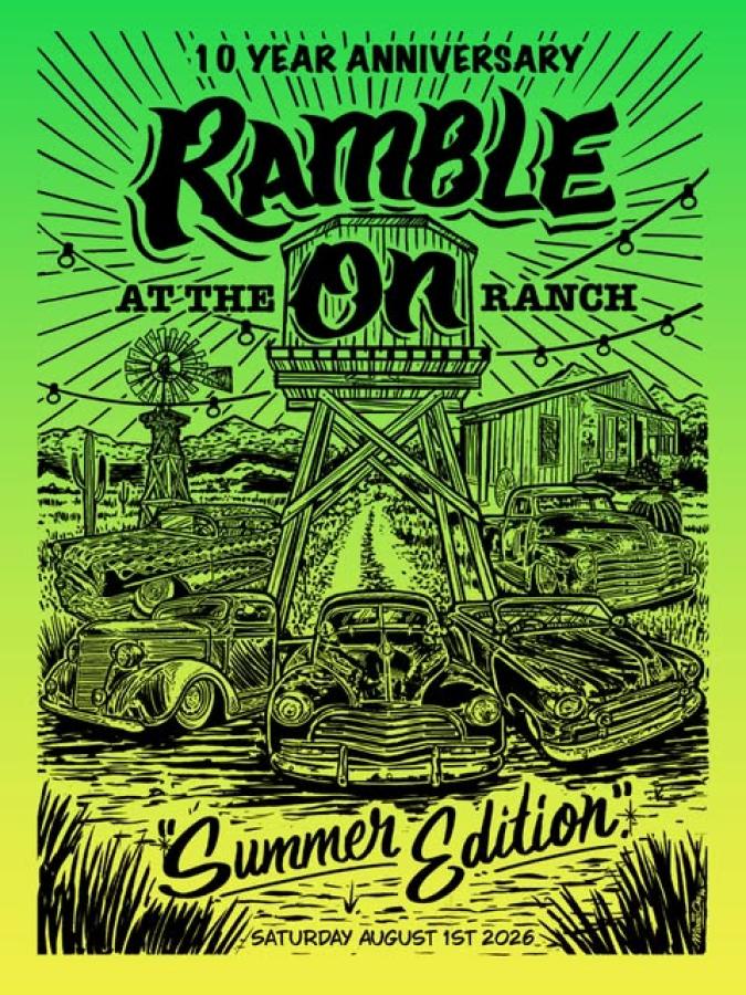 Ramble On at the Ranch — Summer Edition 2026 poster