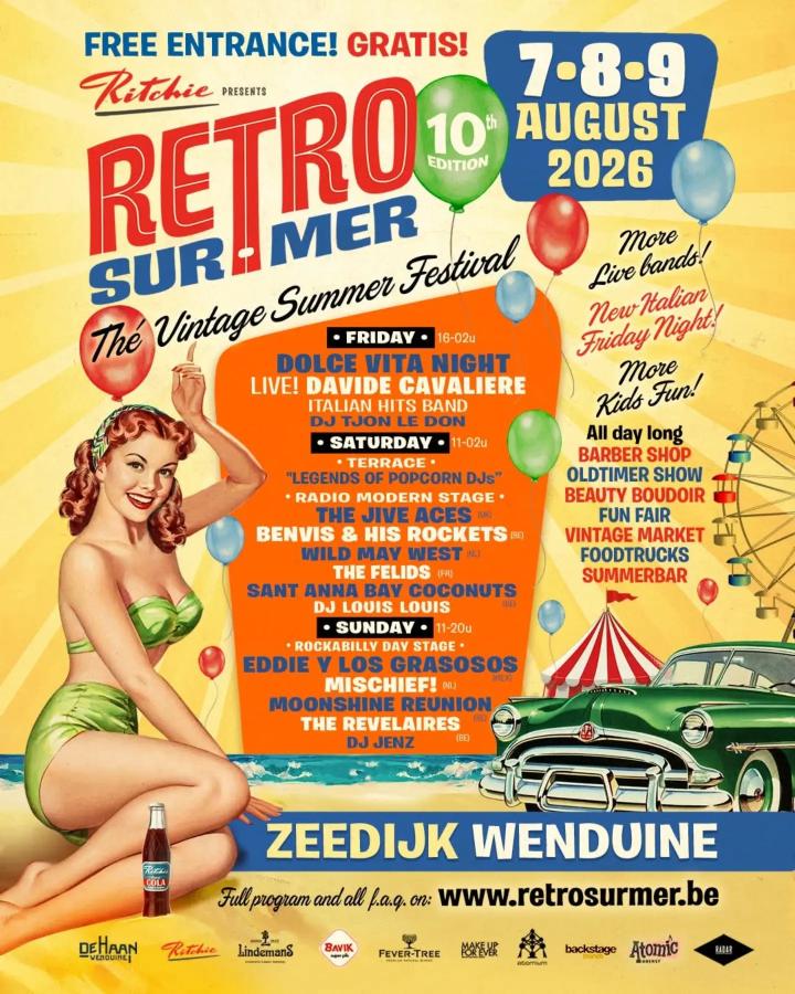 Retro Sur Mer 2026 poster