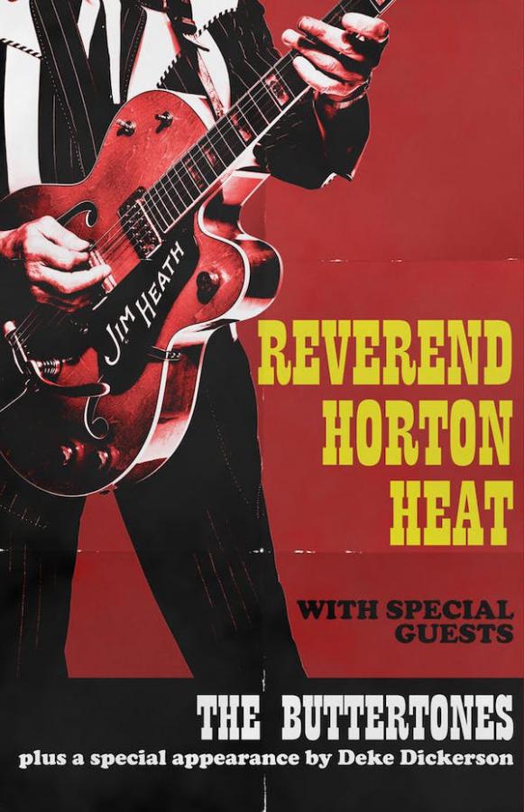 Reverend Horton Heat + Deke Dickerson poster