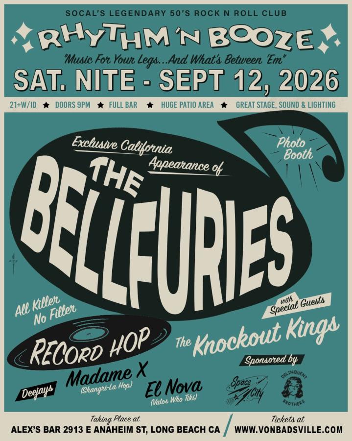 Rhythm 'N Booze with The Bellfuries poster