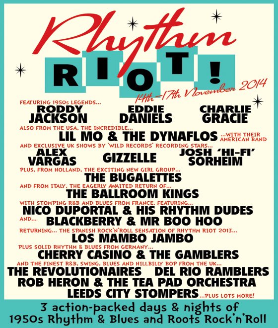 Rhythm Riot! 2014 poster