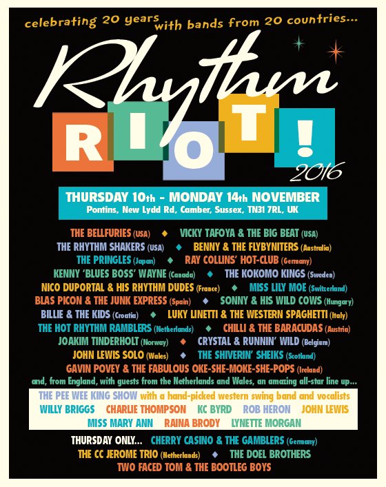 Rhythm Riot! 2016 poster