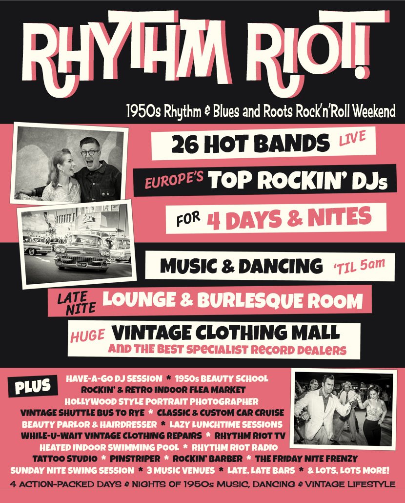 Rhythm Riot! 2018 poster