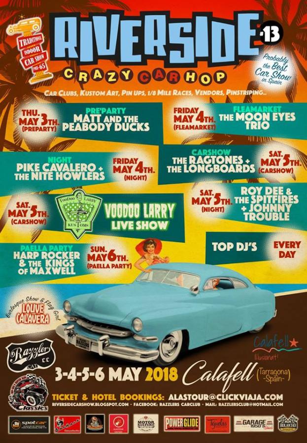 #13 Riverside Crazy Car Hop 2018 poster