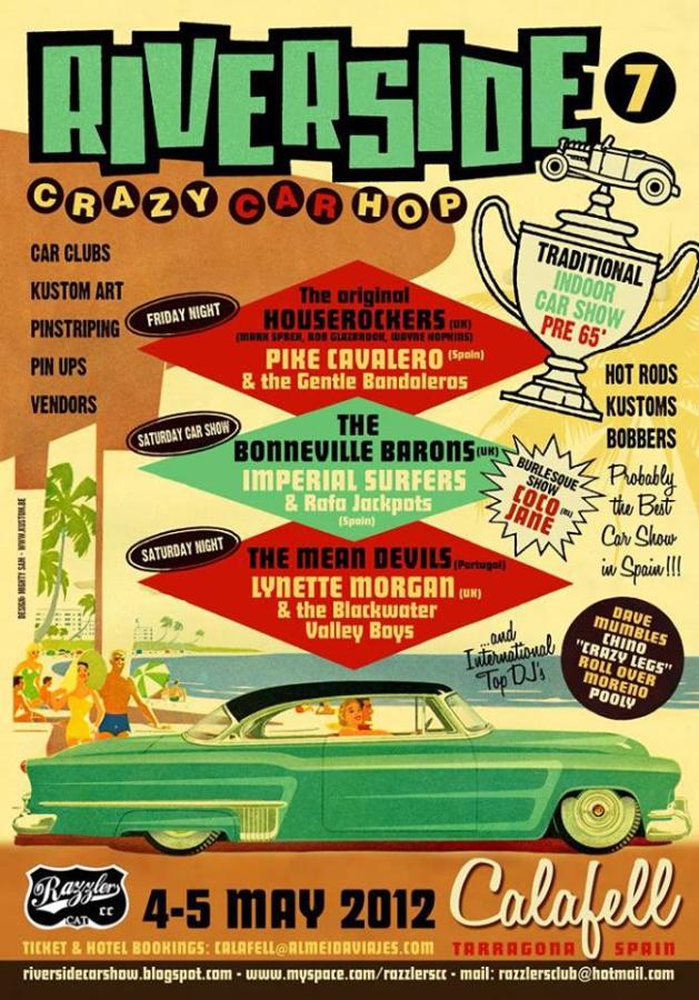 #7 Riverside Crazy Car Hop 2012 poster