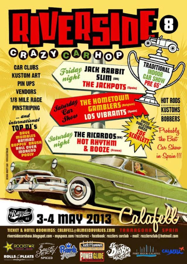 #8 Riverside Crazy Car Hop 2013 poster