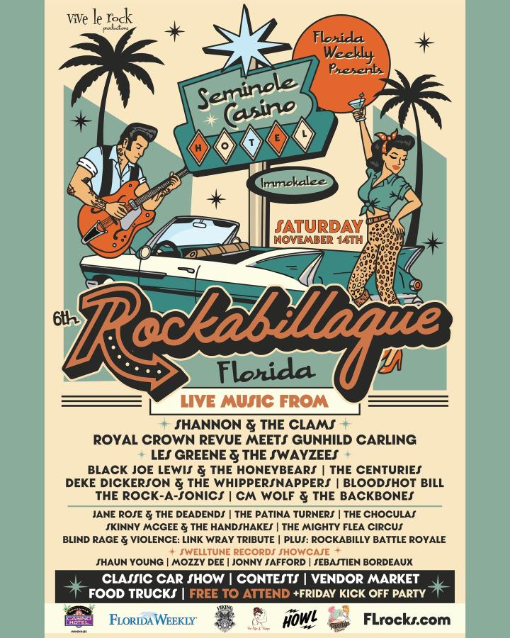6th Rockabillaque Florida 2026 poster