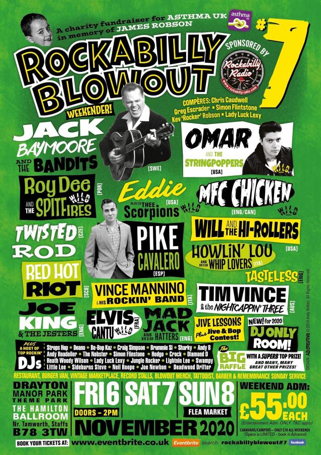 Rockabilly Blowout 2020 poster