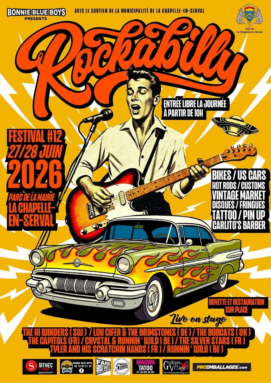 Rockabilly Festival #12 — La Chapelle-en-Serval poster