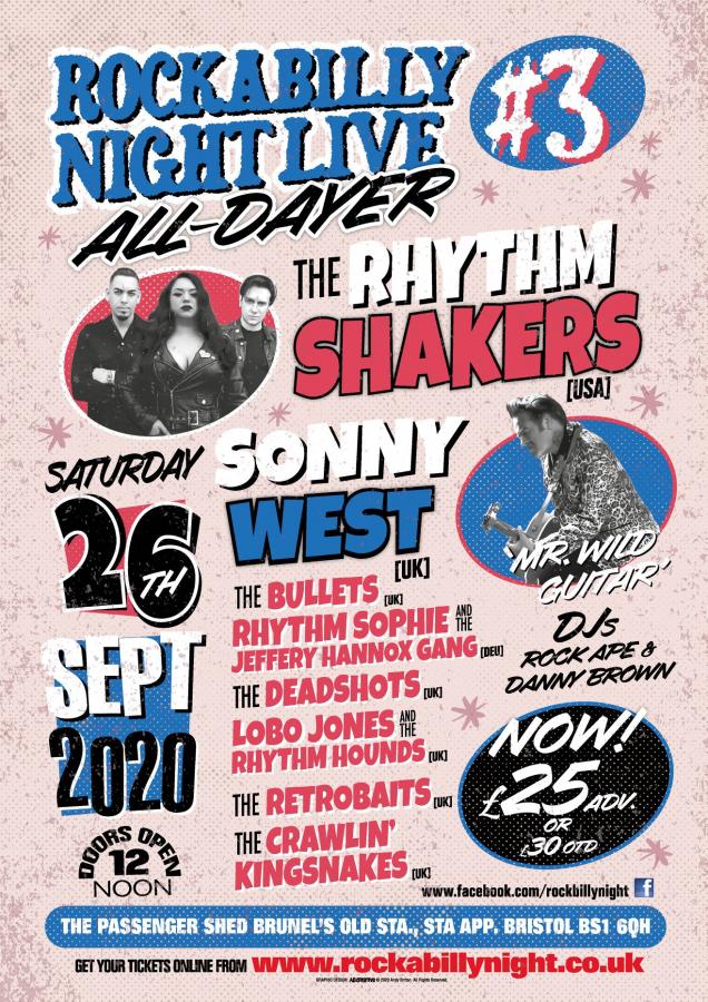 Rockabilly Night LIVE 3: The Ultimate Rockabilly All-Dayer! poster