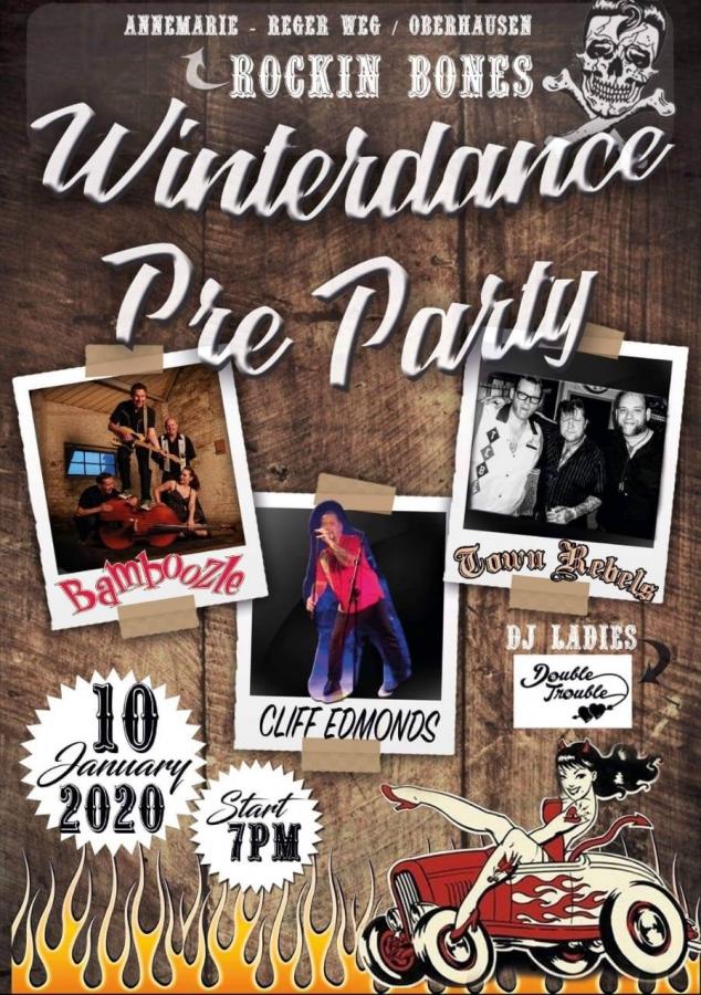 Rockin' Bones Winterdance Pre-Party 2020 poster