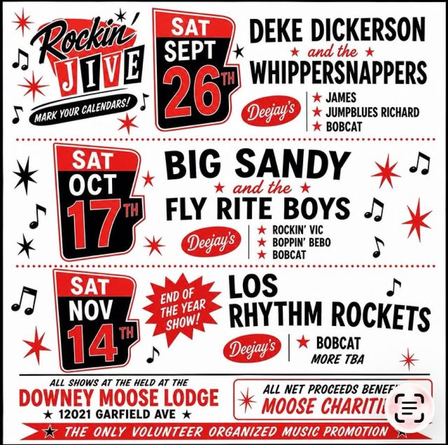 Rockin' Jive - Deke Dickerson and the Whippersnappers poster