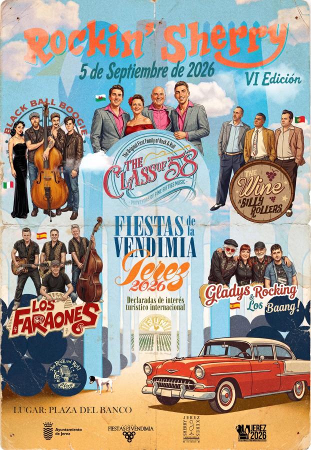 Rockin' Sherry Festival 2026 poster