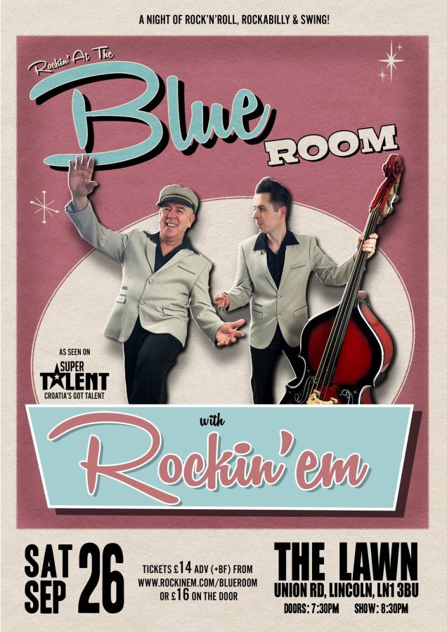 Rockin' At The Blue Room with Rockin'em poster