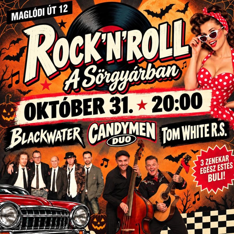 Rock'n'Roll a Sörgyárban: Halloween Party at HopTop Brewery, Budapest poster