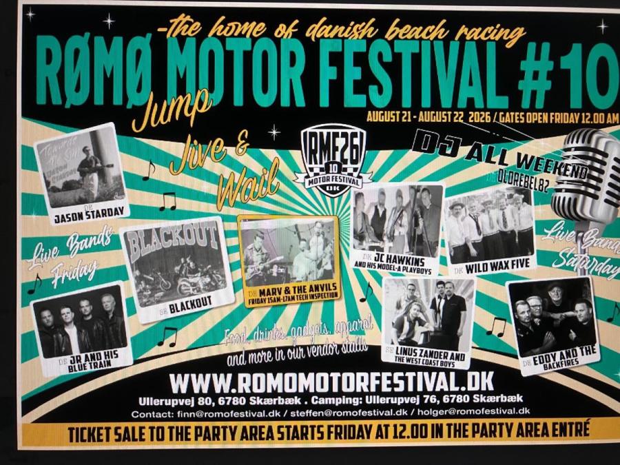 Rømø Motor Festival #10 poster