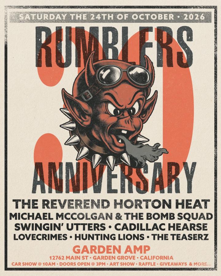 Rumblers 30th Anniversary poster