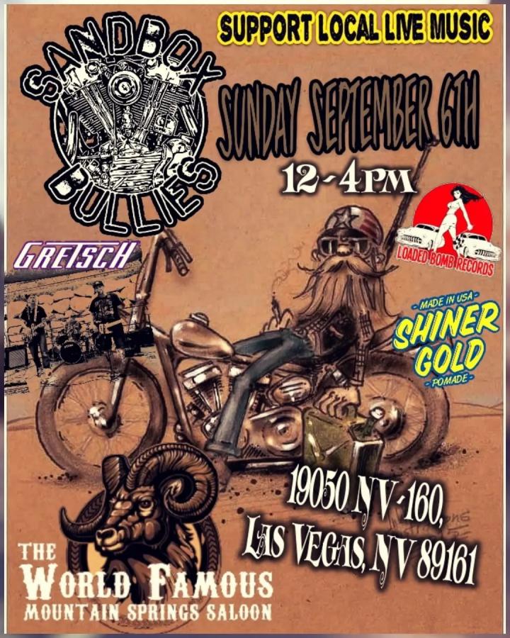 Sandbox Bullies at Mountain Springs Saloon poster