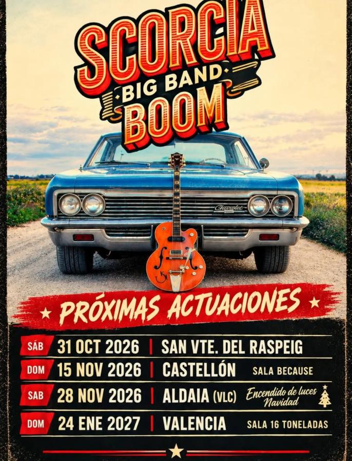 Scorcia Big Band Boom at Sala Because, Castellón poster