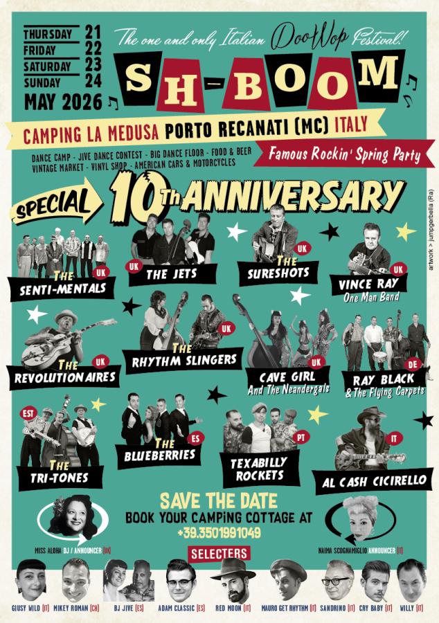 Sh-Boom Rockin' Doo Wop Festival 10 poster