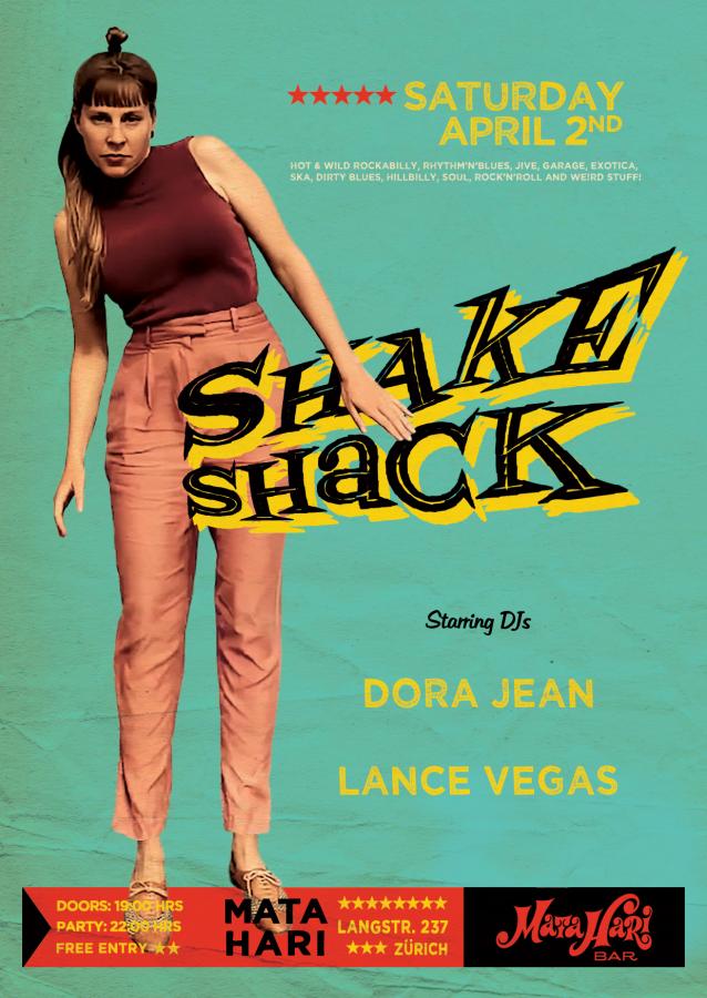 SHAKE SHACK mit Miss Dora Jean poster