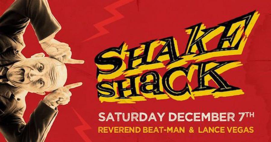 Shake Shack mit Reverend Beat-Man poster