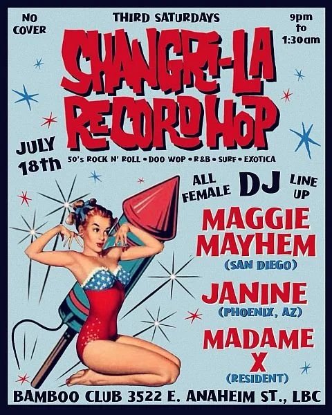 Shangri-La Record Hop poster