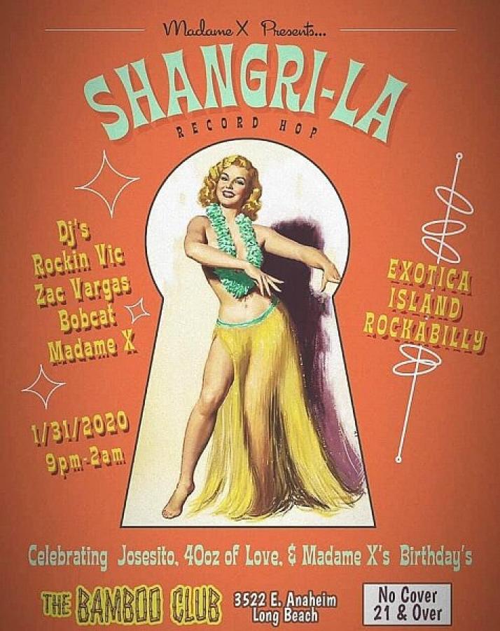Shangri-La Record Hop poster