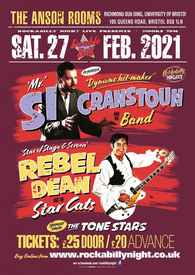 Si Cranstoun & Rebel Dean w/ support The Tone Stars poster