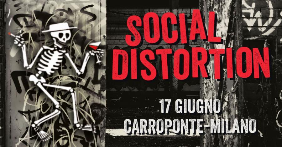 Social Distortion al Carroponte poster