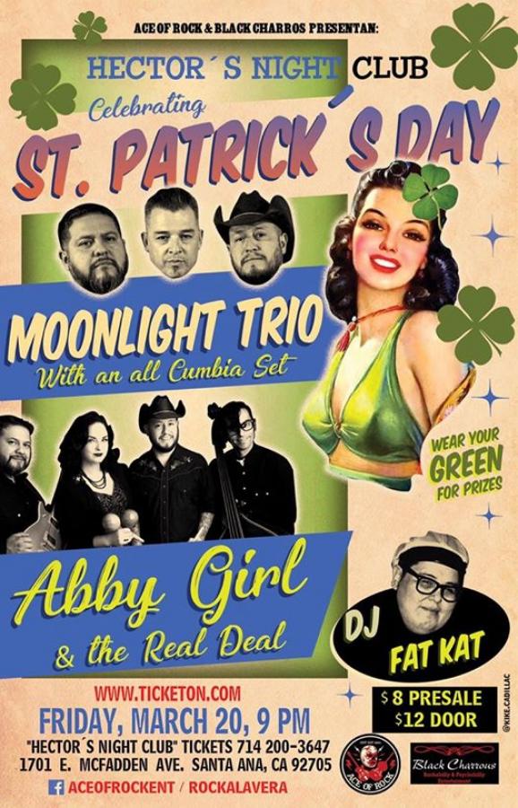 St. Patrick's Day! w/ Moonlight Trio and Abby Girl & the Real Deal poster