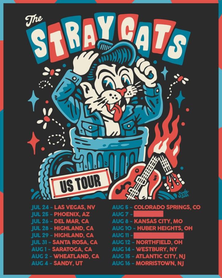 Stray Cats at Celebrity Theatre, Phoenix, AZ poster