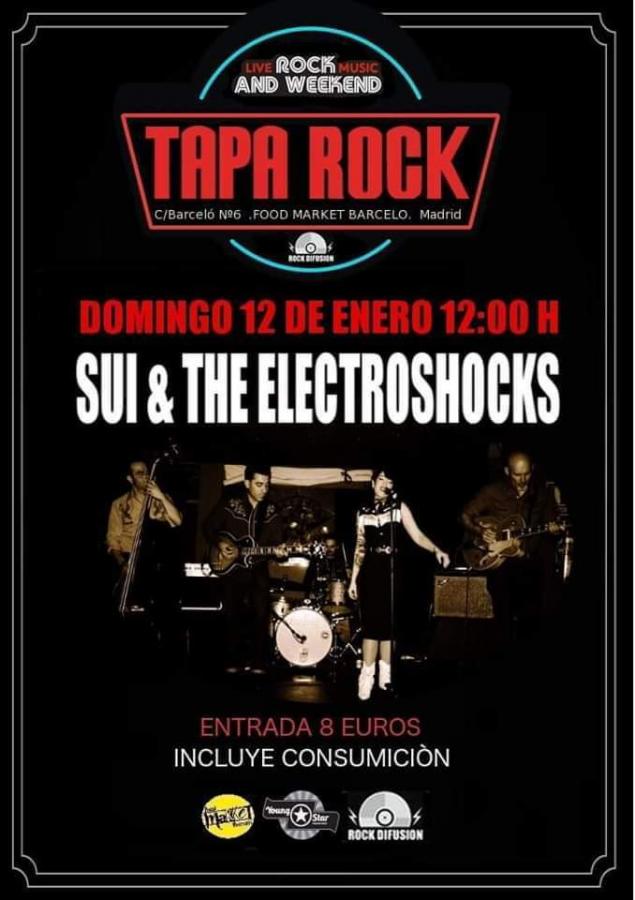 Sui & the Electroshocks @ Tapa Rock poster
