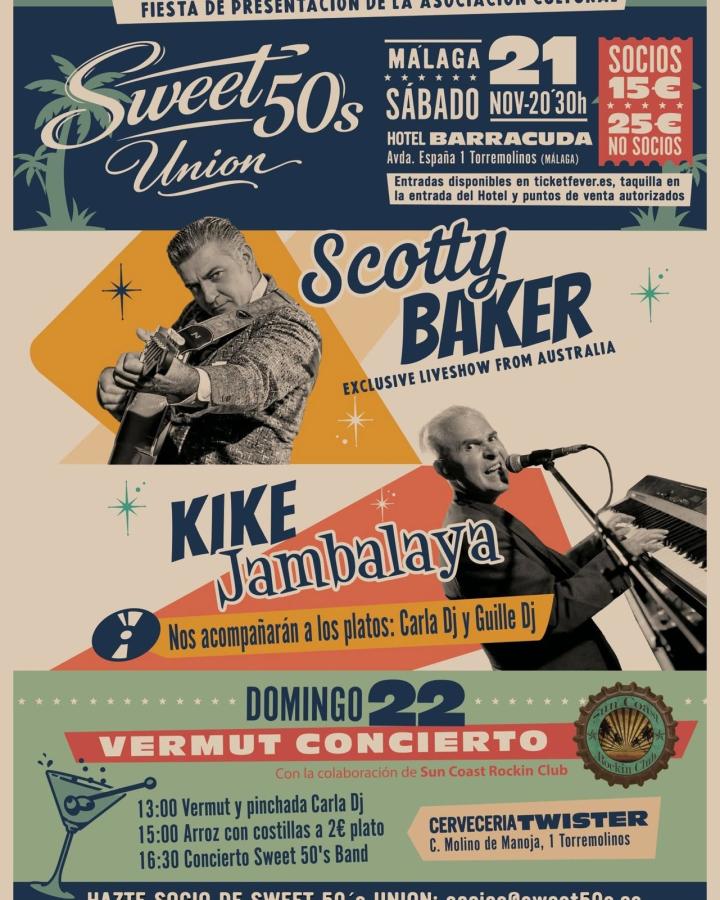 Sweet 50s Union Vermut Concierto poster
